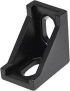 Inside Corner Bracket Gusset, 28mm x 28mm for 2020 Series Aluminum Extrusion Profile, 20 Pcs (Black)