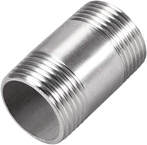 Stainless Steel 304 Cast Pipe Fittings Coupling Fitting 3/4 x 3/4 G Male