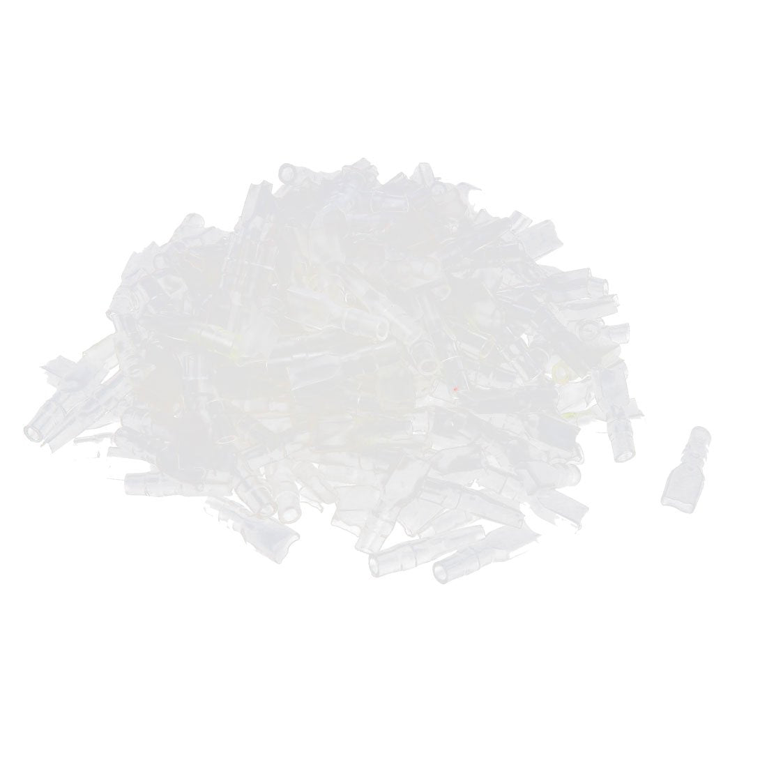Rectangle Hole PVC Insulated Ring Wire Terminal Caps with 250 Piece, 4.8 mm x 2.5 mm
