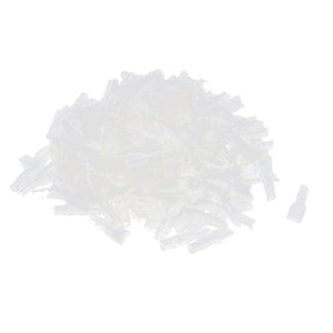 Rectangle Hole PVC Insulated Ring Wire Terminal Caps with 250 Piece, 4.8 mm x 2.5 mm