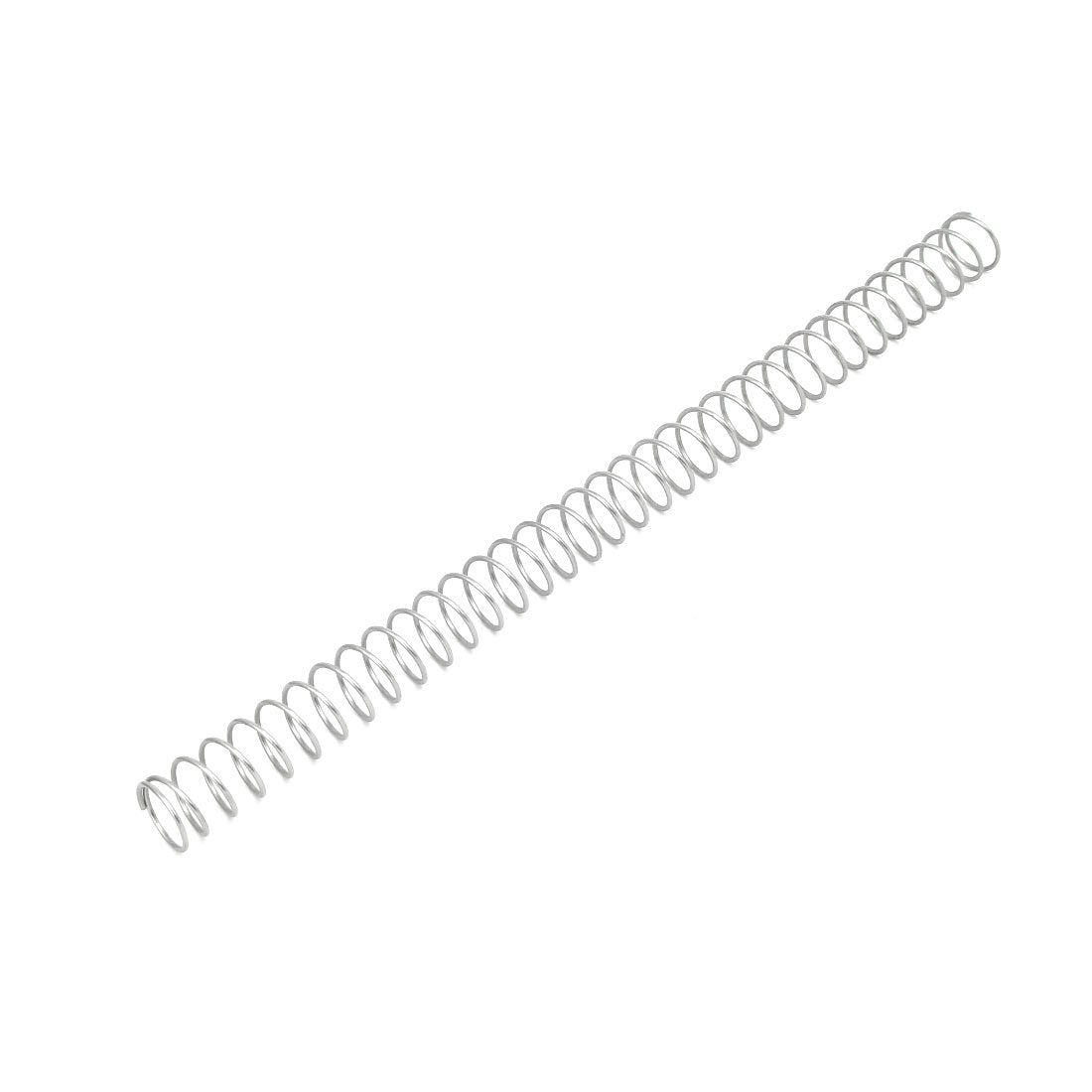 Compression Spring,304 Stainless Steel,20mm OD,1.5mm Wire Size,305mm Free Length,Silver Tone