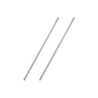 2.5mm x 150mm 304 Stainless Steel Solid Round Rod for DIY Craft - 2pcs