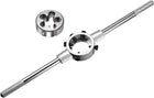 38mm ID Round Die Stock Holder Adjustable Wrench for M12-M16 Round Die, M16 x 1.5 Metric Round Die Machine Thread Threading Die 38mm OD
