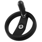a14092500ux0213 12mmx125mm 2 Spoke Handwheel Hand Wheel W Handle for Milling Machine, 304 Stainless Steel