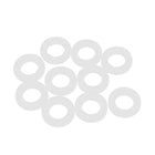 10 Pcs Silicone O-Rings Sealing Rings 18.5 x 11 x 3mm White Silica Gel