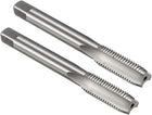 Metric Machine Tap M10 x 1.25mm H2 High Speed Steel 3 Straight Flutes Screw Tapping Threading Machinist Repair DIY Tool 2pcs