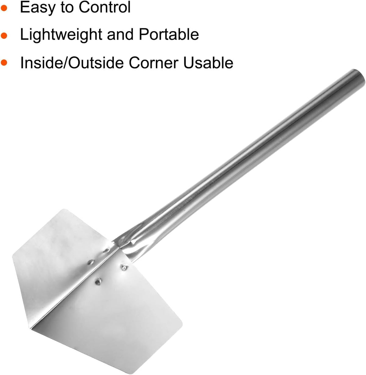 Cuchillo de esquina de acero inoxidable para paneles de yeso de 3.5 pulgadas.