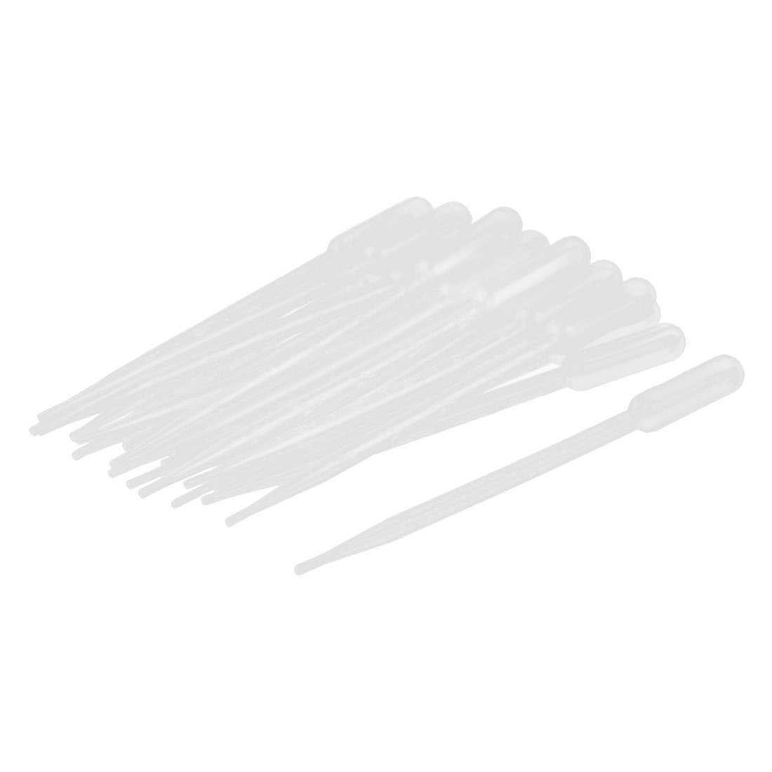Plastic Transfer Pipettes Graduated Dropper 5ml Capacity 20 Pcs Clear