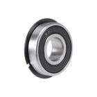 6202-2RS Deep Groove Ball Bearing with Snap Ring 15x35x11mm Double Sealed Chrome Steel Bearings