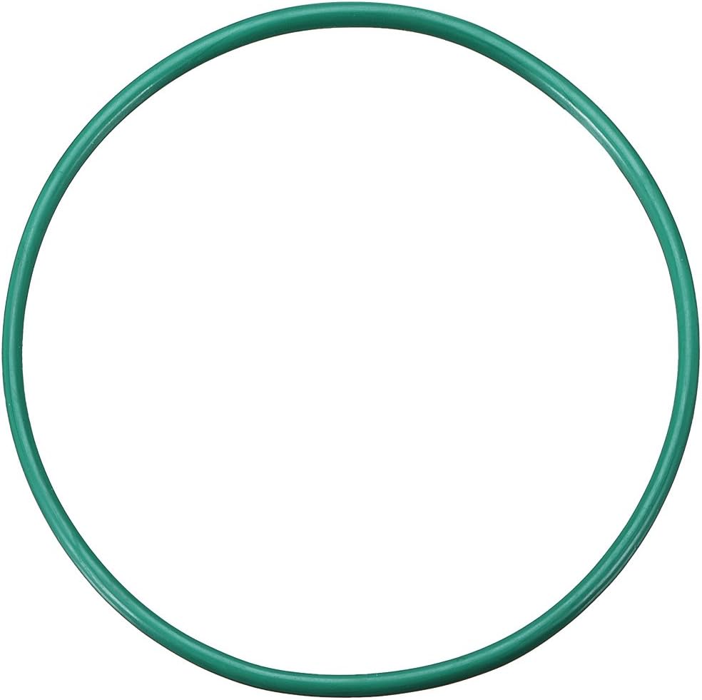 Fluorine Rubber O-Rings, 80mm OD 73.8mm ID 3.1mm Width FKM Seal Gasket for Machinery Plumbing, Green, Pack of 1