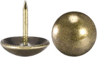 Upholstery Nails Tacks 16mm Dia 17mm Height Retro Round Thumb Push Pins Bronze Tone for Furniture Sofa Headboards, 30 Pcs