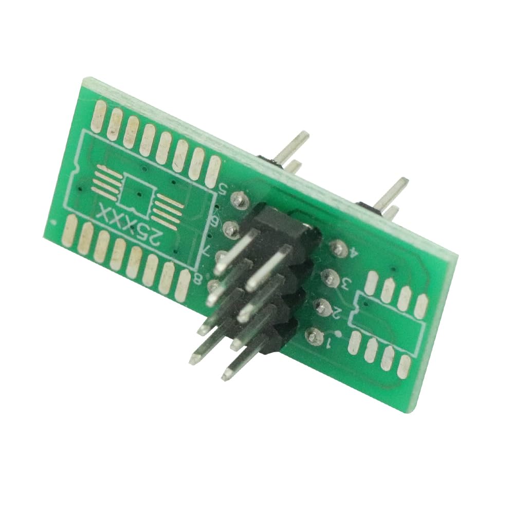 SOIC8 SOP8 Test Clip för EEPROM 93/25 /24Cx in-Circuit Programming + 2 Anpassare