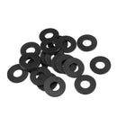 Rubber Flat Washers 18mm OD 8mm ID 1.5mm Thickness for Faucet Pipe Water Hose, Pack of 20
