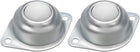 Ball Transfer Units CY-25A Flange Mounted 1-inch Nylon Roller Ball Transfer Bearing Casters 66lb Load Capacity 2 Pcs
