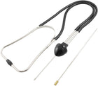 Car Auto Black Tubing Silver Tone Metal Mechanics Stethoscope