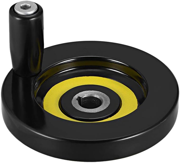 Hand Wheel 80mm Diameter 10mm Hole Diameter for Milling Machine