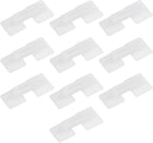 LinkMejor RC Hinges Adjustable Hatch Hinge L38 x W18 mm, for RC Model Airplane Parts White 10pcs