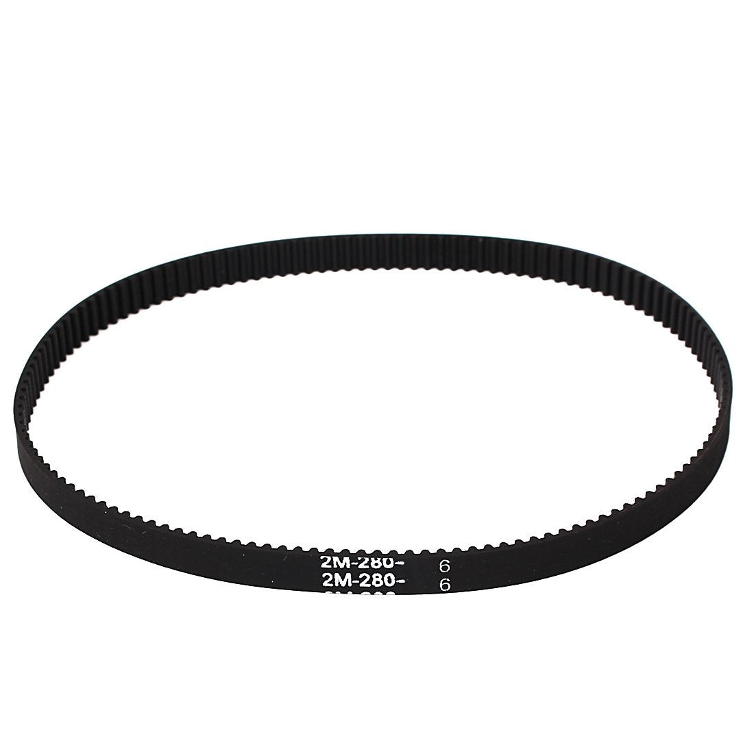 a16031400ux0528 3D Printer 2GT-6 Ring Closure Timing Belt 280mm Crcumference Black, 11" Length, Rubber