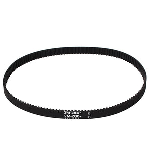 a16031400ux0528 3D Printer 2GT-6 Ring Closure Timing Belt 280mm Circumference Black, 11" Length, Rubber