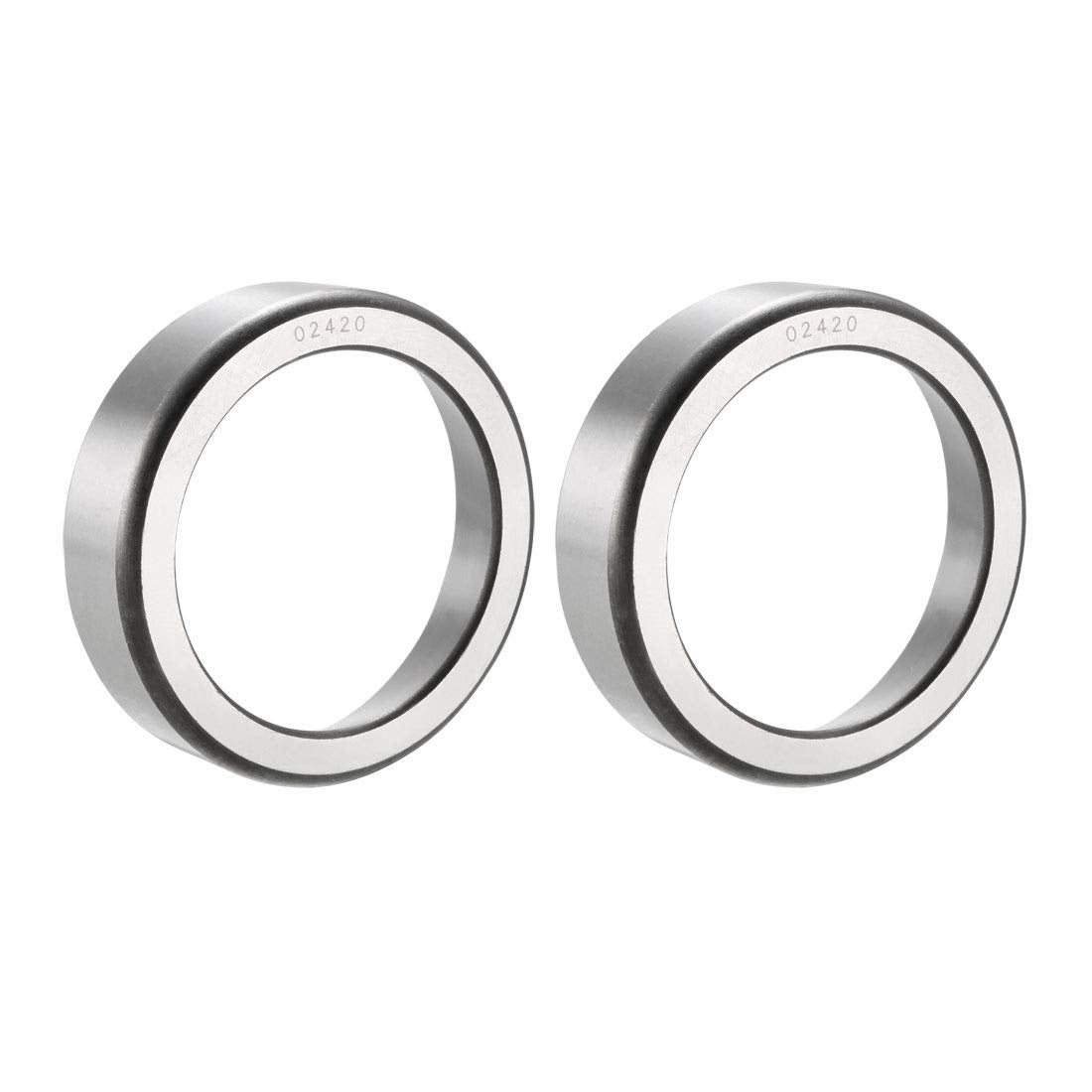 02420 Tapered Roller Bearing Outer Race Cup 2.6875" Outside Diameter, 0.6875" Width 2pcs