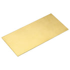 Brass Sheet, 1Pcs 4" x 2" x 0.08" H62 Metal Sheets Plates for Crafts, Electrical Repairs, Industry