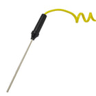 Probe K Type 0-500C Temperature Range Coiled Thermocouple, 80 mm x 3 mm