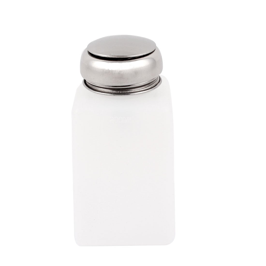 200ml Liquid Press Dispenser Bottle Plastic Storage Bottles White