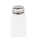 200ml Liquid Press Dispenser Bottle Plastic Storage Bottles White