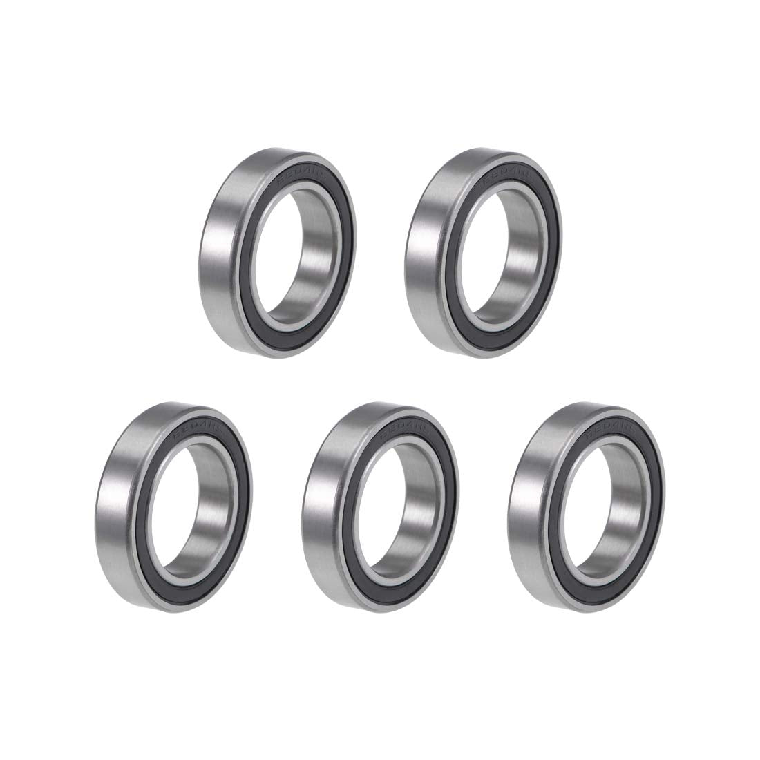 6804-2RS Deep Groove Ball Bearings 20mm x 32mm x 7mm Double Sealed Chrome Steel P6(ABEC3) 5pcs