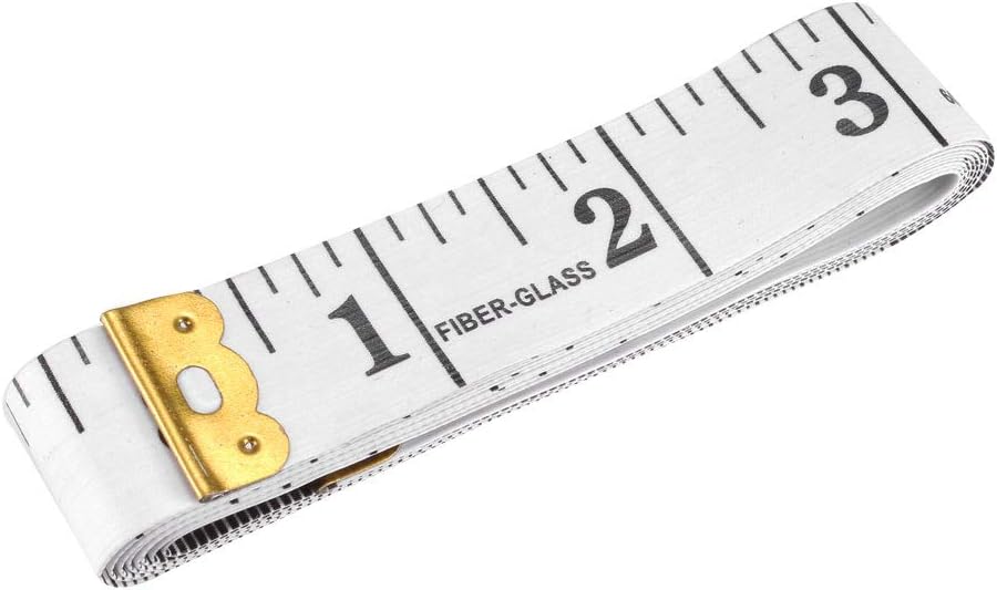 LinkMejor Cloth Tape Measure for Body 60 Inch Soft Dual Sided for Tailor Sewing Metric Inch Measuring Tape 150cm 3 Pcs