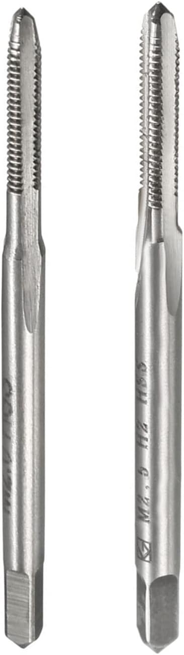 Metric Tap M2 x 0.4, M2.5 x 0.45mm Pitch 3 Flutes H2 Thread Plug HSS for Clocks and Watches DIY 4pcs