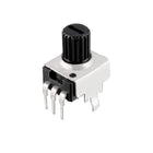 Carbon Film Potentiometer 10K Ohm Variable Resistors Single Turn Rotary, 5pcs