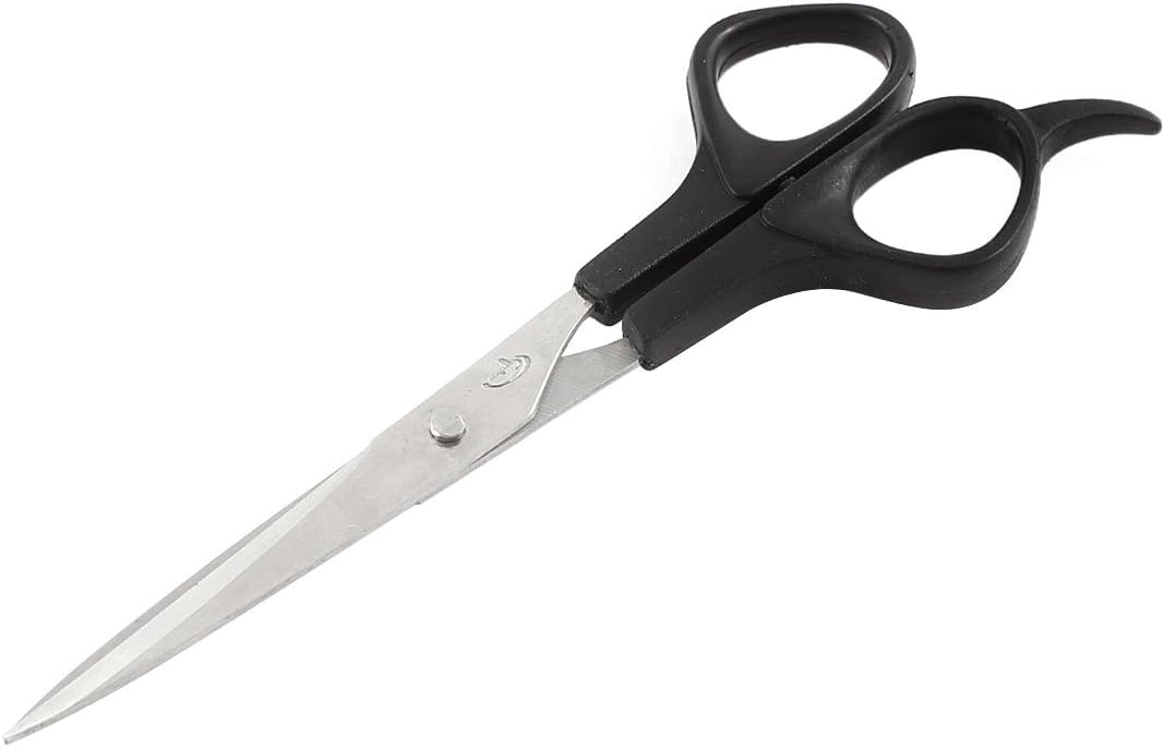LinkMejor Professional Barber Edge Right-Handed Hair Cutting Shears Scissors Salon Black