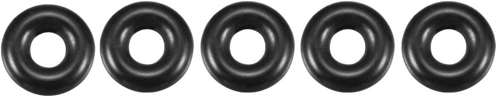 Nitrile Rubber O-Rings 10mm OD 4mm ID 3mm Width, Metric Sealing Gasket, Pack of 50