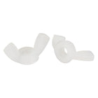 M3 Wing Nuts Nylon Butterfly Nut Hand Twist Tighten Fasteners White 10pcs