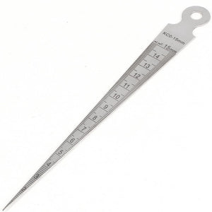 0.1mm Precision 1mm-15mm Metric Taper Gauge Feeler Hole Measure Tool