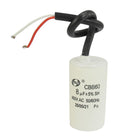 a12122700ux0138 CBB60 Non Polar Motor Capacitor, AC 450V, 8 µF Cylinder Shape