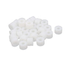 Plastic Round Insulation Column Standoff Support Spacer Tube 12x8mm 30pcs White