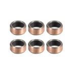 Sleeve Bearing 6mm Bore x 8mm OD x 4mm Length Plain Bearings Wrapped Oilless Bushings 6pcs