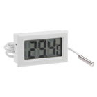 Digital Thermometer -50 to 110 Degree 10K Temperature Gauge Tester with 1m Sensor Probe Cable White