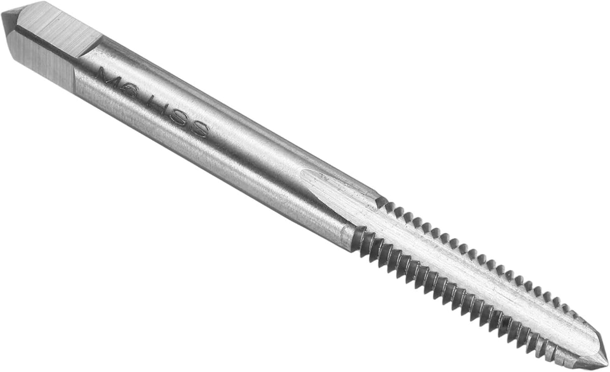 Hand Plug Tap M6 x 1 H2 Metric Thread Plug Style Taps Straight Flute Screw Tapping Threading Tool 9CrSi Alloy Tool Steel