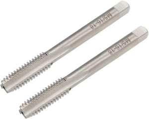 Machine Tap 5/16-18 BSW Thread H2 High Speed Steel Screw Thread Taps Threading Tapping Tool 2pcs