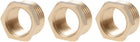 Brass Threaded Pipe Fitting G1/2 Male X G3/8 Female Hex Bushing Adapter 3pcs