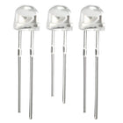 1000pcs 5 Colors x 200 pcs 5mm Red Green Blue Yellow White LED Diode Light Clear Straw Hat 20mA Lighting Bulb Lamp Electronic Component Emitting Diode