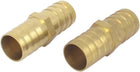 19mm Inner Dia Air Straight Hose Pipe Barb Coupler Splicer 2pcs