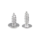 2x6mm and 2.3x8mm Self Tapping Screws Phillips Pan Head with Washer Screw 304 Stainless Steel Fasteners Bolts 100Pcs