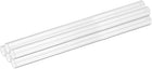 8Pcs Clear Rigid Acrylic Pipe, 6mm(0.24") ID x 8mm(0.31") OD 6" Round Polycarbonate Tube Plastic Tubing for Plumbing, Lighting, Aquarium, DIY Projects