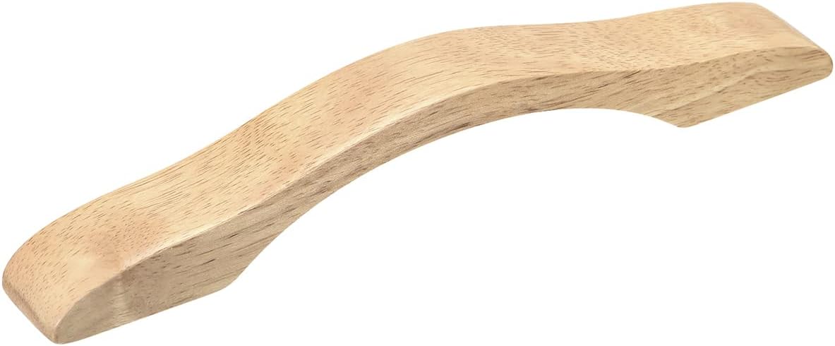 2Stücke Holz Schubladengriffe, 5,04" Lochabstand Massivholzgriffe 7,87" Gesamtlänge für Küchengriffe, Schubladenknöpfe, Schrankgriffe