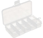 LinkMejor Jewelry Bead Adjustable Storage Divider Case Box Clear