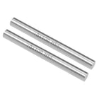 2pcs Round Steel Metal Rods, 10mm x 100mm High Speed Steel (HSS) Lathe Bar Stock Tool, for Shaft Gear Drill Lathes Boring Machine Turning Miniature DIY Craft, 2pcs